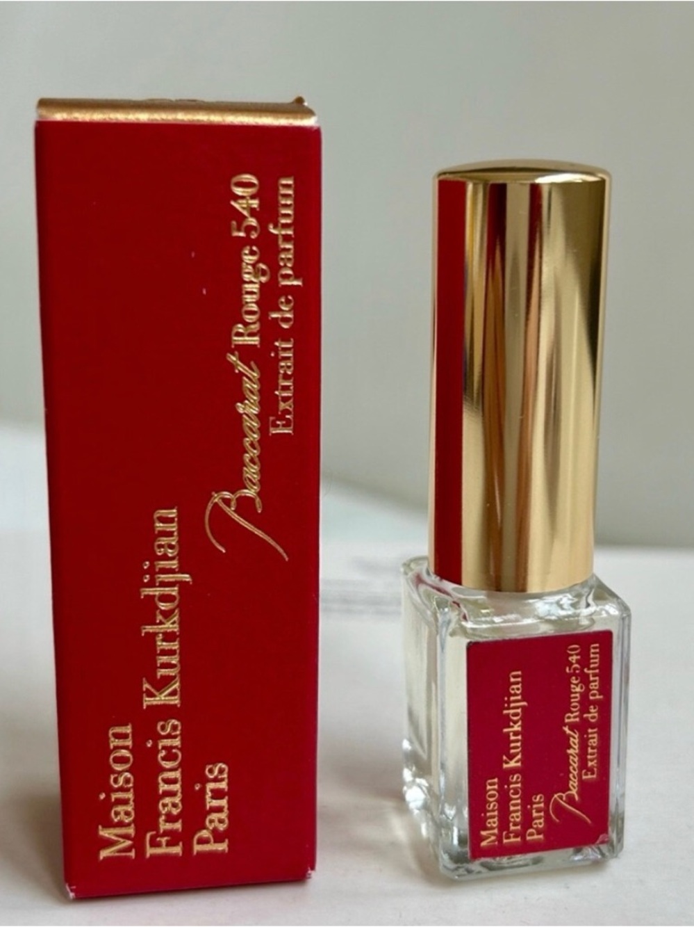 Maison Francis Kurkdjian Gold and Red Extrait de Parfum Spray 5ml